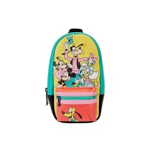 Disney D100 Mickey and Friends Pencil CASE or make up pouch- by Loungefly